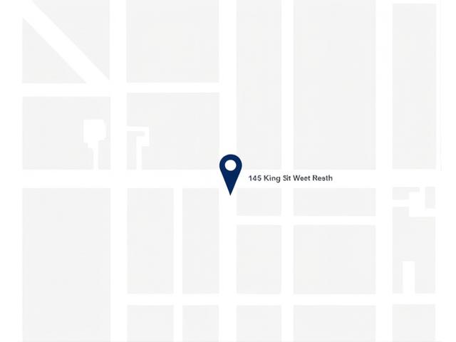 Static map image showing the location of Maplewave Payroll Solutions office at 145 King Street West, Toronto, Ontario.