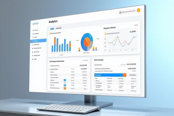 Interactive analytics dashboard displaying key payroll metrics and workforce insights